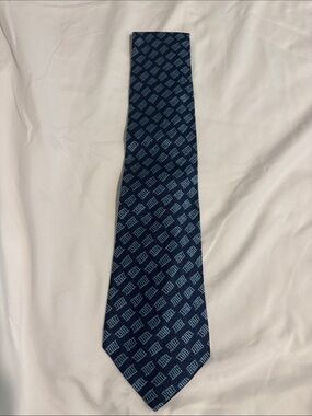 Charvet Classic Navy Patterned Men’s Tie - Navy